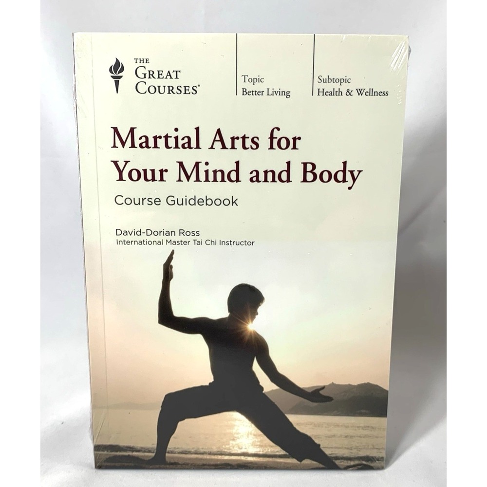 Great Courses: Martial Arts for Your Mind and Body (Guidebook+4-DVD Set, 2017)